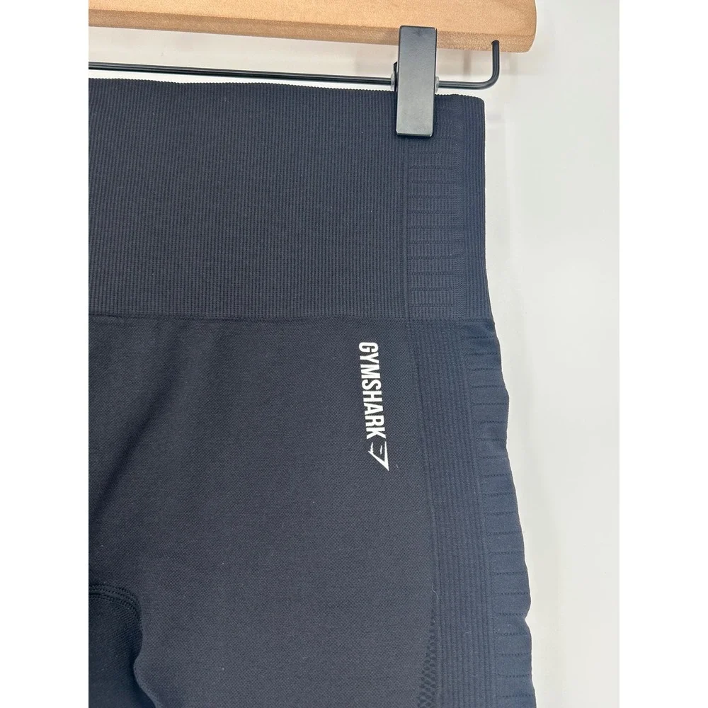 Gymshark Women's Black Razor Cut Out Leggings In Small- Athleisure Activewear